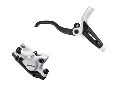 Brzdy Shimano BR-M445 + BL-M446 White, bez kotúčov